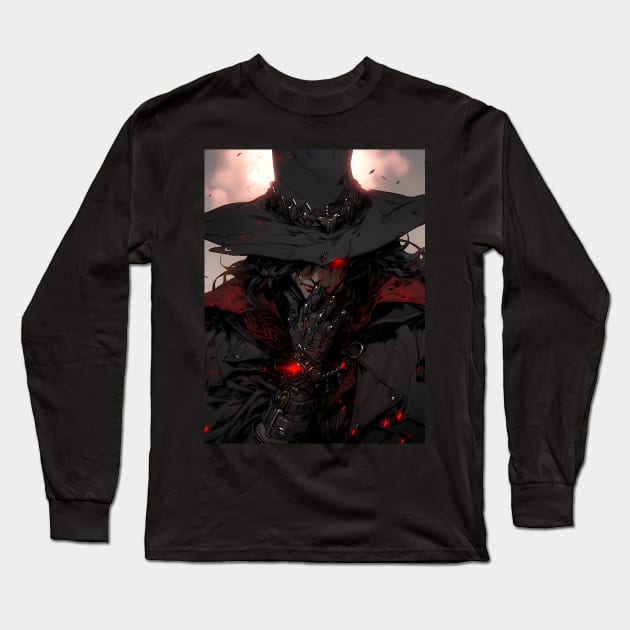 Hunters of the Dark: Explore the Supernatural World with Vampire Hunter D. Illustrations: Bloodlust Long Sleeve T-Shirt by insaneLEDP